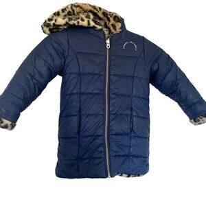 Marc Jacobs girls reversible faux fur puffer coat size 6